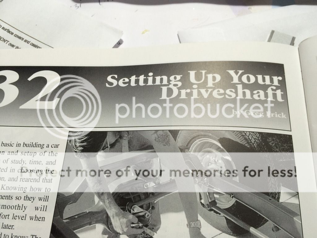 Hot Rods Drive shaft alignment The H.A.M.B.